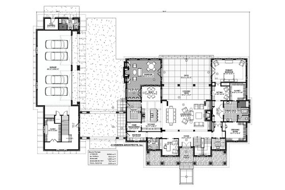 Floor Plan - Main Floor for Farmhouse House Plan #928-383 - 4 bed, 4.5 bath