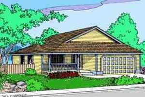 Traditional Exterior - Front Elevation Plan #60-609