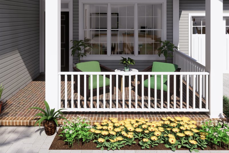Home Plan - Exterior - Other Elevation 2 for Traditional House Plan #513-2080 - 3 bed, 2 bath