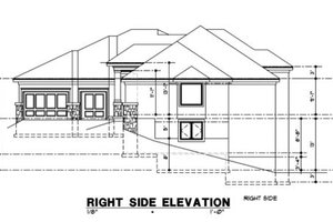 Exterior - Other Elevation 1 for Mediterranean House Plan #67-694 - 4 bed, 3 bath