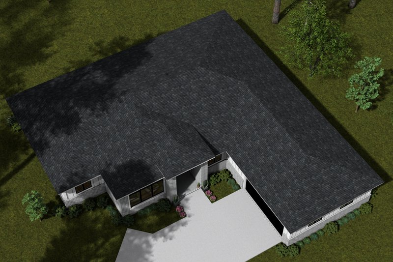 Architectural House Design - Exterior - Other Elevation 4 for Modern House Plan #513-2321 - 4 bed, 3 bath