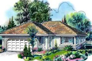 Traditional Exterior - Front Elevation Plan #18-333