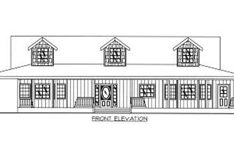 Home Plan - Exterior - Other Elevation for Country House Plan #117-522 - 4 bed, 3.5 bath