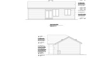 Craftsman Style House Plan - 1 Beds 1 Baths 644 Sq/Ft Plan #53-665 