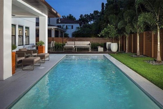 Exterior - Outdoor Living 2 for Contemporary House Plan #1058-180 - 4 bed, 3.5 bath