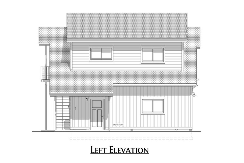 Home Plan - Exterior - Other Elevation for Farmhouse House Plan #1099-2 - 1 bed, 1 bath