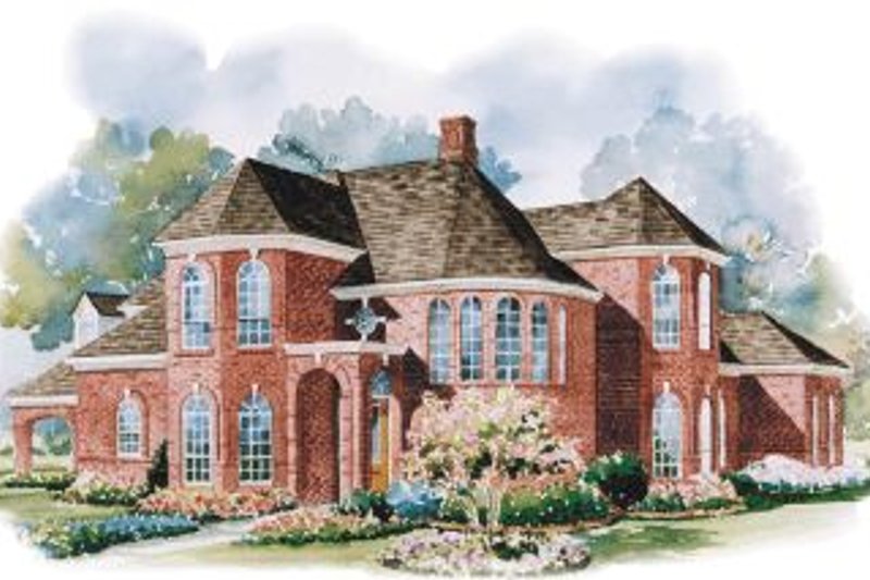 Dream House Plan - Traditional Exterior - Front Elevation Plan #20-1142