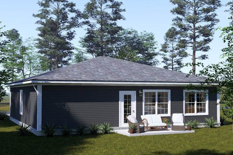 Architectural House Design - Exterior - Other Elevation 3 for Modern House Plan #513-2470 - 3 bed, 2 bath