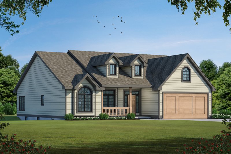 Home Plan - Traditional Exterior - Front Elevation Plan #20-123