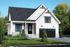 Farmhouse Exterior - Front Elevation Plan #25-4954