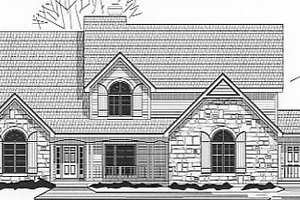Traditional Exterior - Front Elevation Plan #67-616