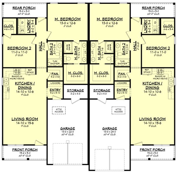 House Blueprint - Traditional Floor Plan - Main Floor Plan #430-350