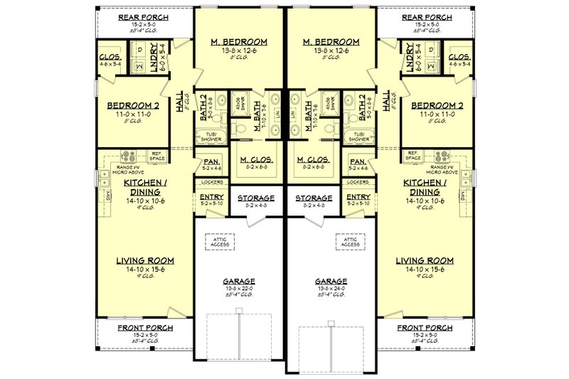 Dream House Plan - Floor Plan - Main Floor for Traditional House Plan #430-350 - 4 bed, 4 bath