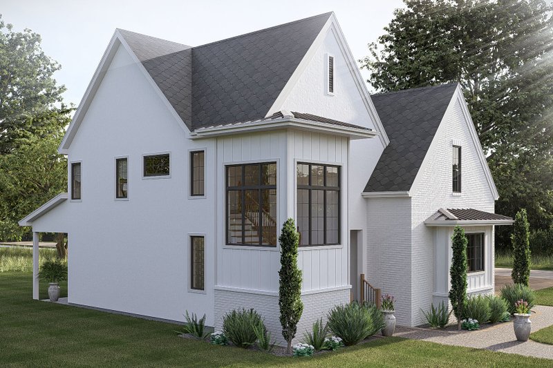House Blueprint - Exterior - Other Elevation 1 for Cottage House Plan #455-819 - 4 bed, 3.5 bath