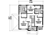 Contemporary Style House Plan - 3 Beds 2.5 Baths 2575 Sq/Ft Plan #25-4481 