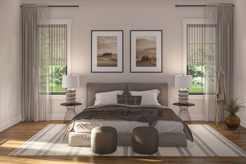 House Design - Interior - Master Bedroom 1 for Modern House Plan #455-450 - 5 bed, 4.5 bath