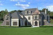 European Style House Plan - 4 Beds 4 Baths 3376 Sq/Ft Plan #119-358 