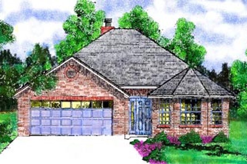 House Plan Design - Traditional Exterior - Front Elevation Plan #52-107