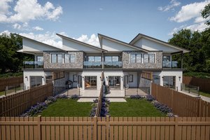 Exterior - Rear Elevation for Contemporary House Plan #1101-36 - 10 bed, 8 bath