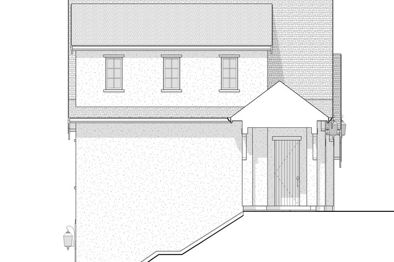 House Blueprint - Exterior - Other Elevation 6 for European House Plan #1114-19 - 6 bed, 4.5 bath