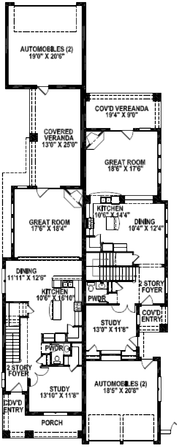 Bungalow Floor Plan - Main Floor Plan #141-310
