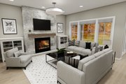 Farmhouse Style House Plan - 4 Beds 4.5 Baths 2623 Sq/Ft Plan #51-1416 