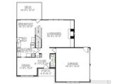 European Style House Plan - 3 Beds 2.5 Baths 1650 Sq/Ft Plan #119-279 
