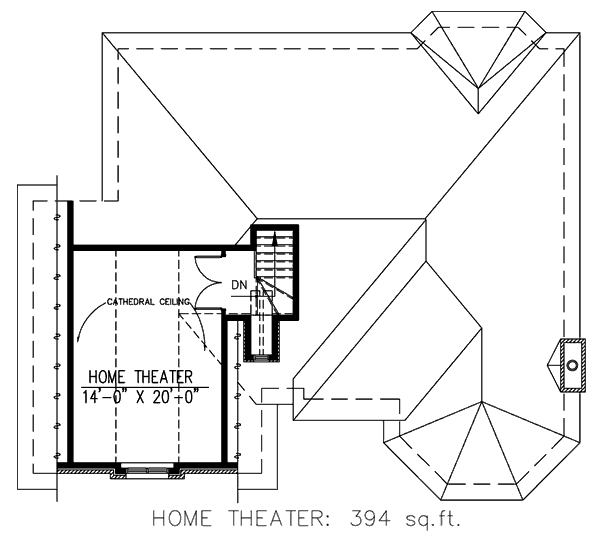 European Floor Plan - Other Floor Plan #138-312