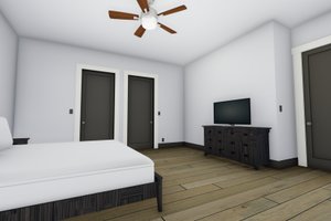 Interior - Master Bedroom for Traditional House Plan #1069-24 - 1 bed, 1 bath