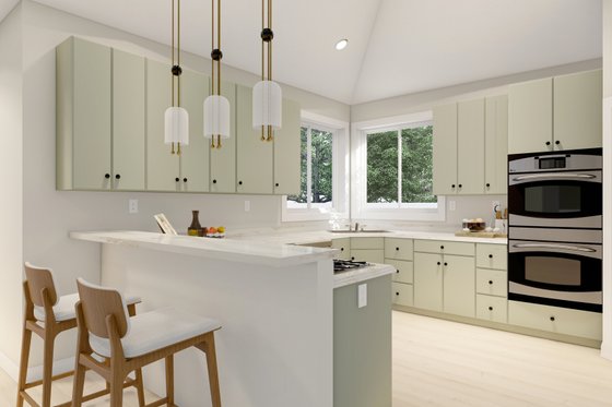 Interior - Kitchen for Country House Plan #1060-253 - 3 bed, 2 bath