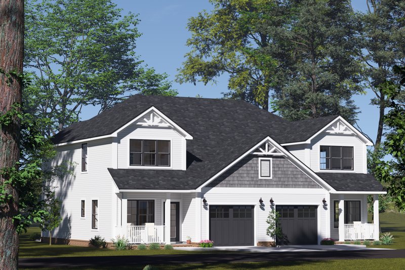 Home Plan - Exterior - Other Elevation 3 for Cottage House Plan #513-2331 - 3 bed, 2.5 bath