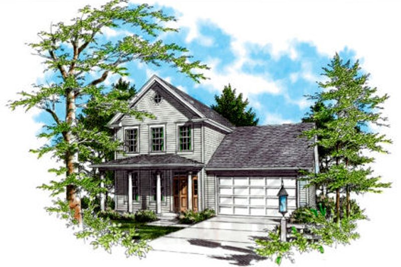Home Plan - Exterior - Other Elevation 2 for Country House Plan #48-434 - 3 bed, 2.5 bath