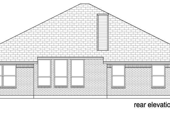 Exterior - Other Elevation for Traditional House Plan #84-578 - 3 bed, 2 bath