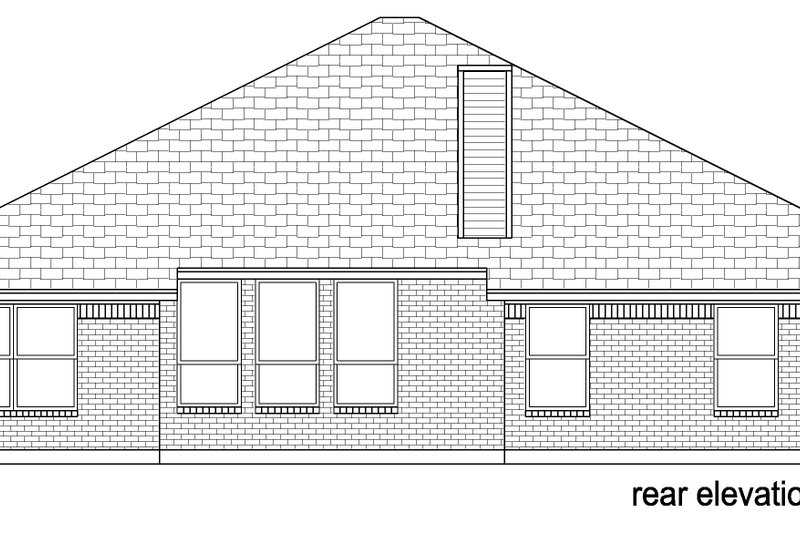 Home Plan - Exterior - Other Elevation for Traditional House Plan #84-578 - 3 bed, 2 bath