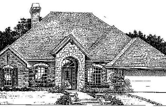 Exterior - Front Elevation House Plan #310-734 - 4 bed, 2.5 bath