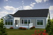 Traditional Style House Plan - 2 Beds 1.75 Baths 1662 Sq/Ft Plan #70-1110 