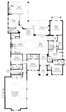 Floor Plan - Main Floor 3 for Contemporary House Plan #930-477 - 4 bed, 5 bath