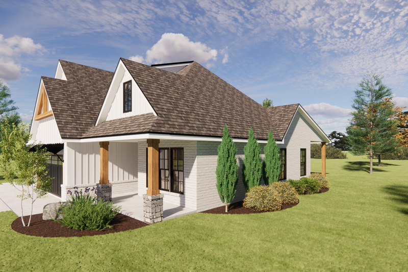 Dream House Plan - Exterior - Other Elevation for Traditional House Plan #1098-15 - 5 bed, 3 bath
