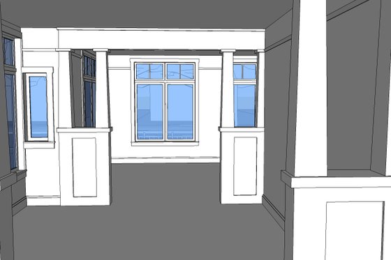 Exterior - Other Elevation 1 for Craftsman House Plan #528-3 - 3 bed, 2.5 bath