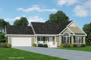 Country Exterior - Front Elevation Plan #929-238