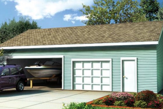 Exterior - Front Elevation for Traditional House Plan #312-753, 0 bath
