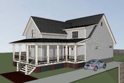 Farmhouse Style House Plan - 3 Beds 2.5 Baths 2190 Sq/Ft Plan #79-360 