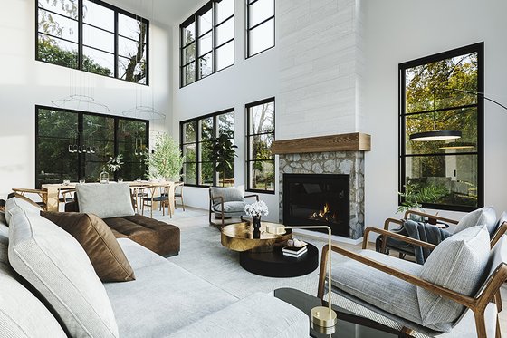 Interior - Family Room for Farmhouse House Plan #23-2776 - 3 bed, 1.5 bath