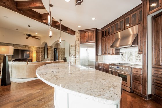 Interior - Kitchen for Prairie House Plan #80-198 - 4 bed, 4.5 bath