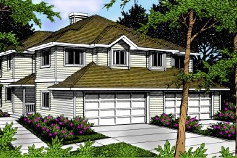 Home Plan - Traditional Exterior - Front Elevation Plan #92-203