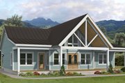 Country Style House Plan - 2 Beds 2 Baths 1485 Sq/Ft Plan #932-1108 