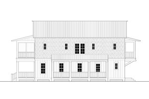Exterior - Other Elevation 1 for Beach House Plan #443-16 - 4 bed, 4.5 bath