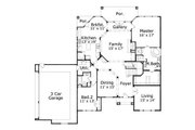 European Style House Plan - 5 Beds 4 Baths 4019 Sq/Ft Plan #411-831 