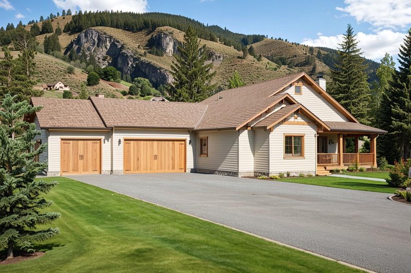 Home Plan - Exterior - Front Elevation 2 for Traditional House Plan #117-460 - 3 bed, 2 bath