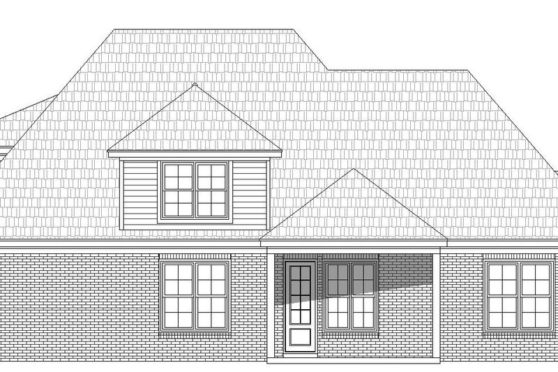 Dream House Plan - Exterior - Rear Elevation for Country House Plan #932-272 - 4 bed, 3 bath